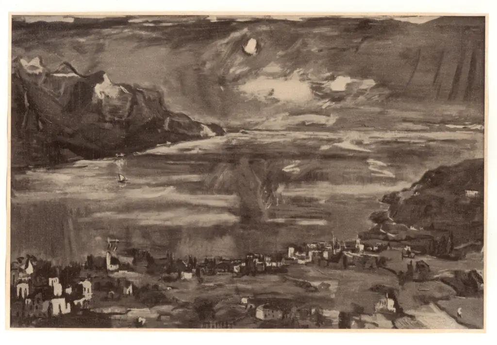 Kokoschka, Oskar , Gebirgssee