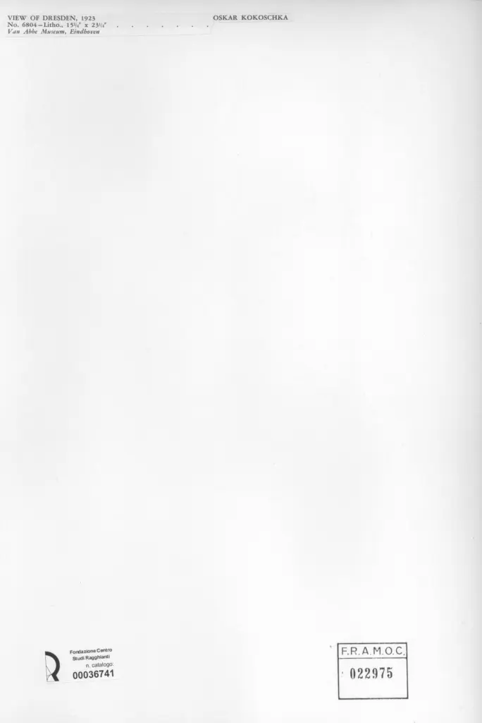 Anonimo , Kokoschka, Oskar - sec. XX , retro