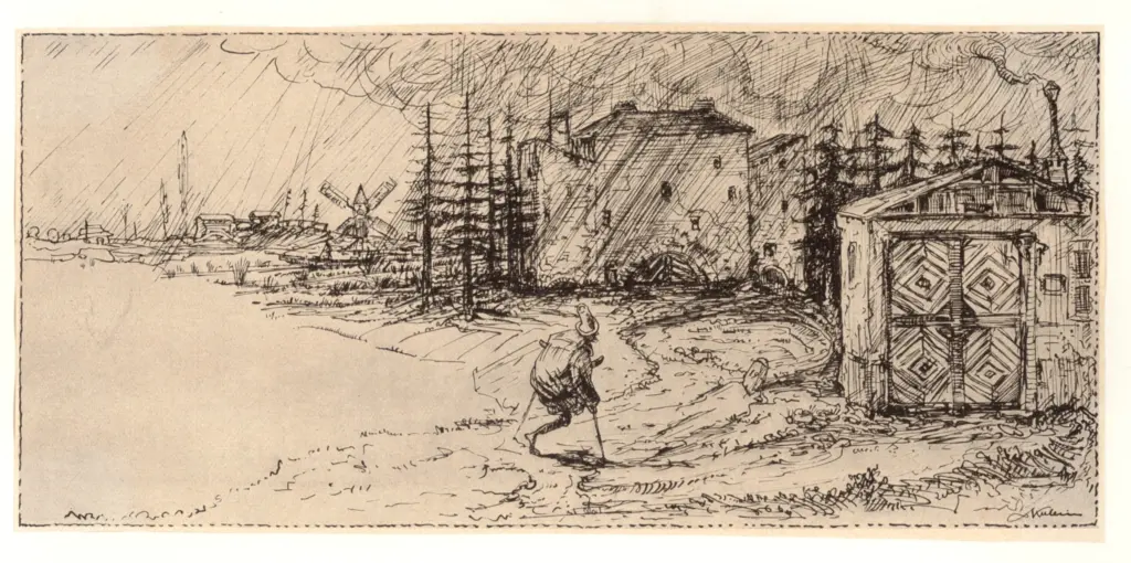 Anonimo , Kubin, Alfred - sec. XX - Heimkehr , fronte