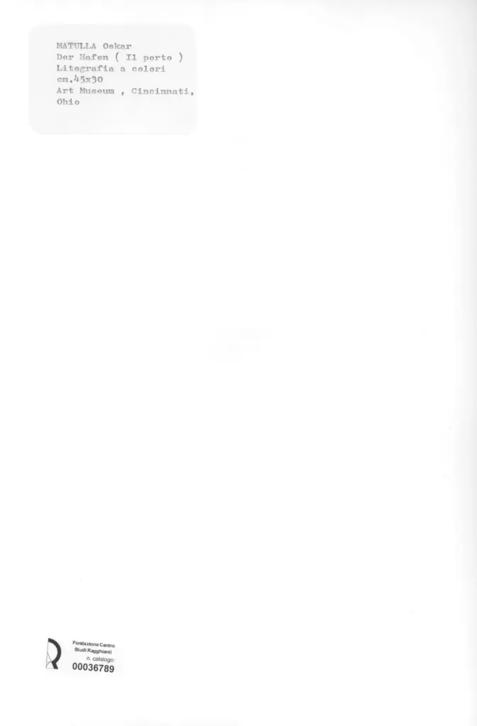 Anonimo , Matulla, Oskar , retro