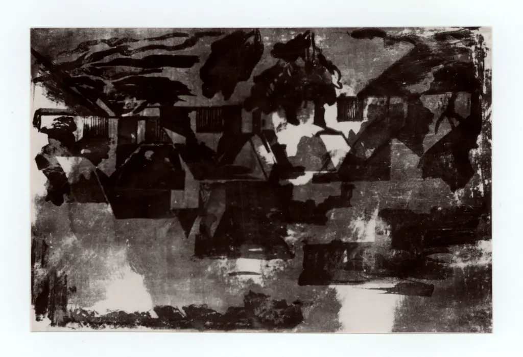 Anonimo , Matulla, Oskar - sec. XX - Dorf Breiteniee (Villaggio) , fronte