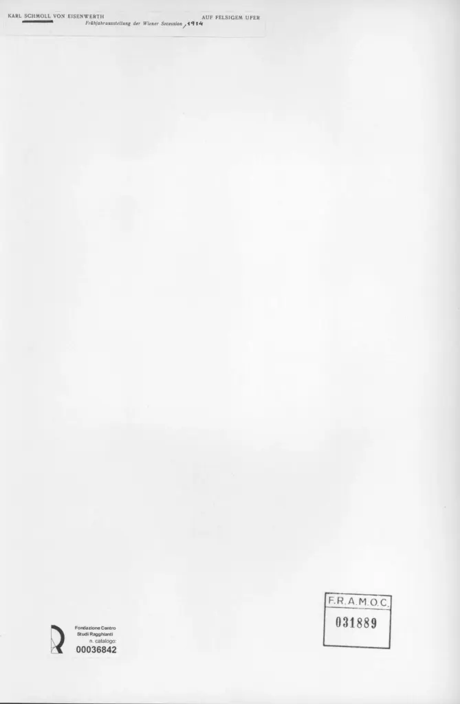 Anonimo , Schmoll, Karl Eisenwerth - sec. XX - Auf felsingem ufer , retro