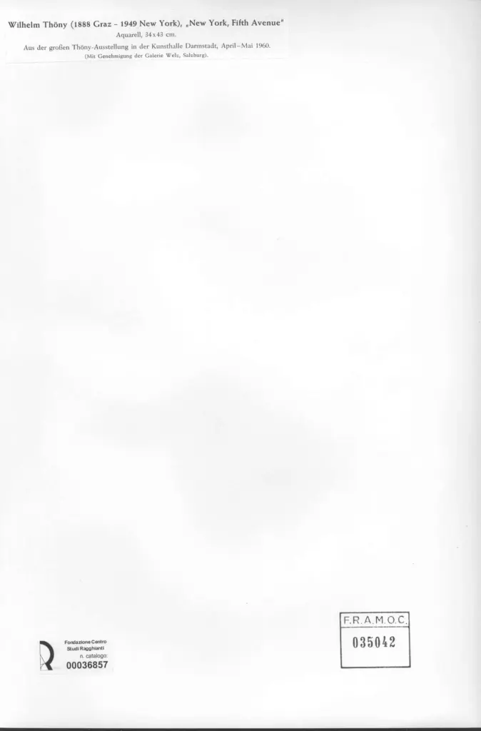 Anonimo , Th&ouml;ny, Wilhelm , retro