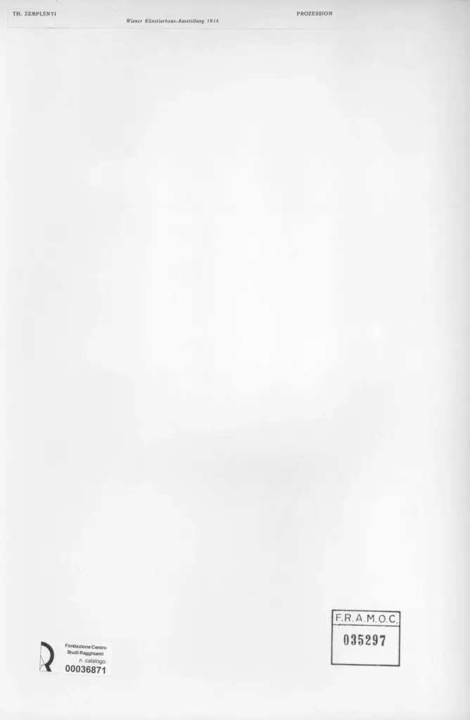 Anonimo , Zemplènyi, Tivadar - sec. XX - Prozession , retro