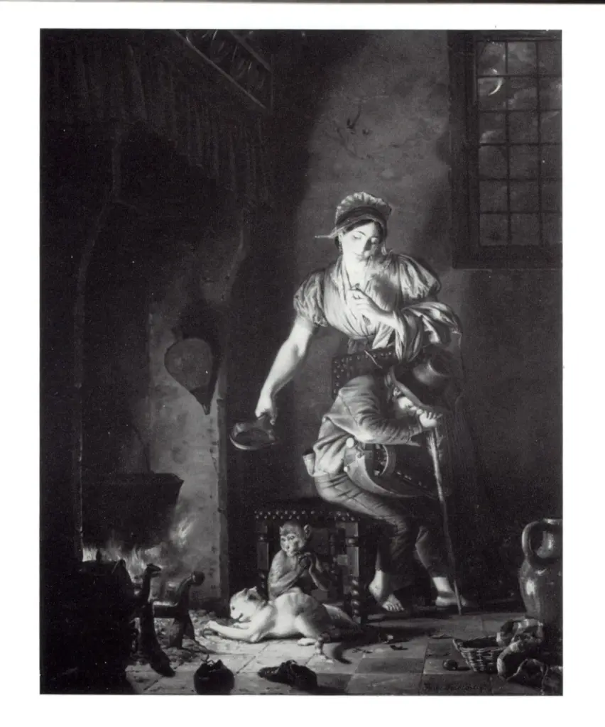 Ange, Francois , The sleepy hurdy gurdy player -