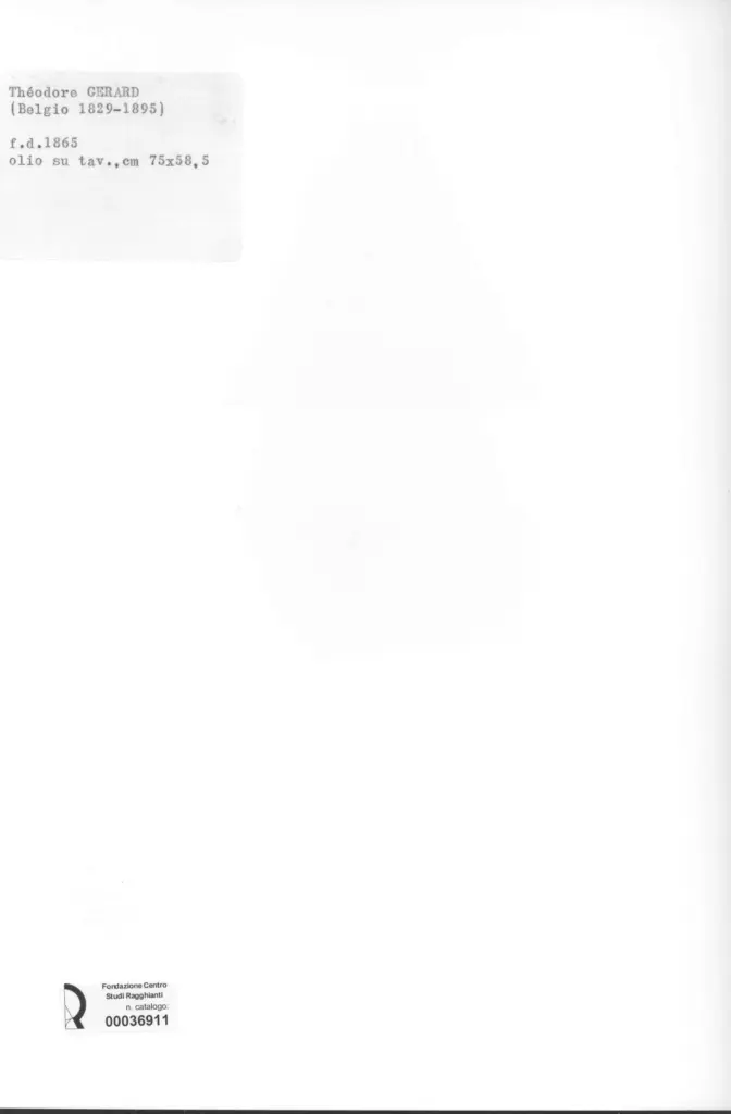 Anonimo , Gerard, Th&eacute;odore - sec. XIX - Cucina , retro