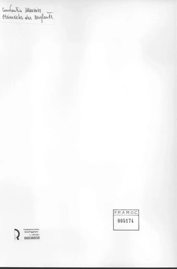 Anonimo, Anonimo , retro