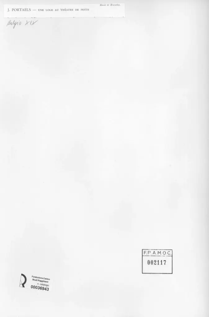 Anonimo , Portaels, J. , retro