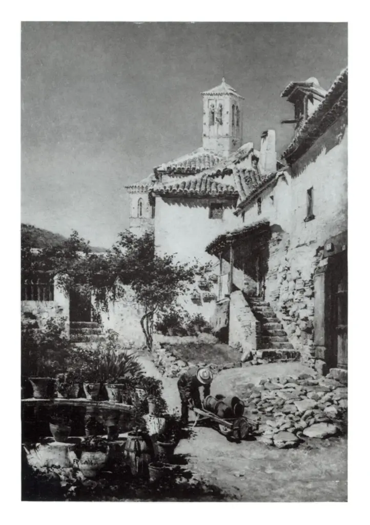 Unterberger, Franz Richard , An Italian garden -