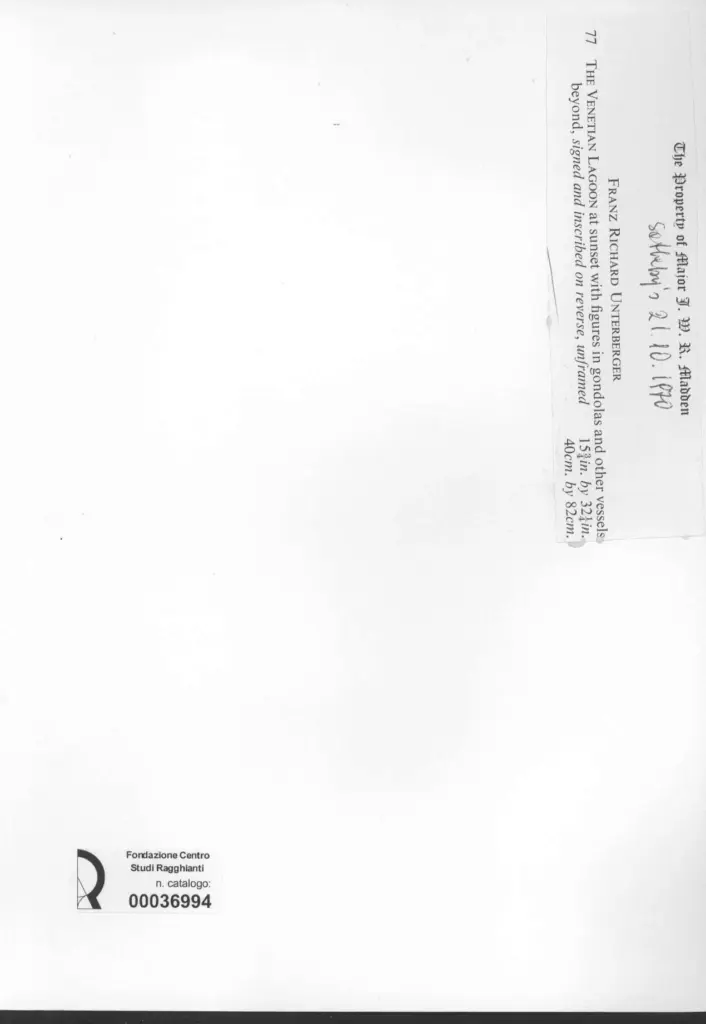 Anonimo, Anonimo , retro