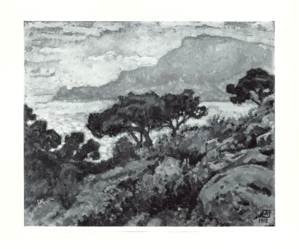 Van Rysselberghe, Th&eacute;o , Monaco-Vu du Cap Martin