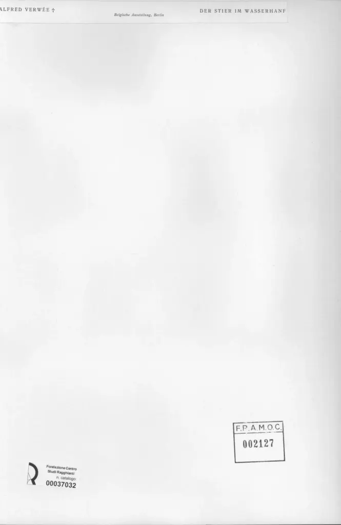 Anonimo , Verw&eacute;e, Alfred , retro