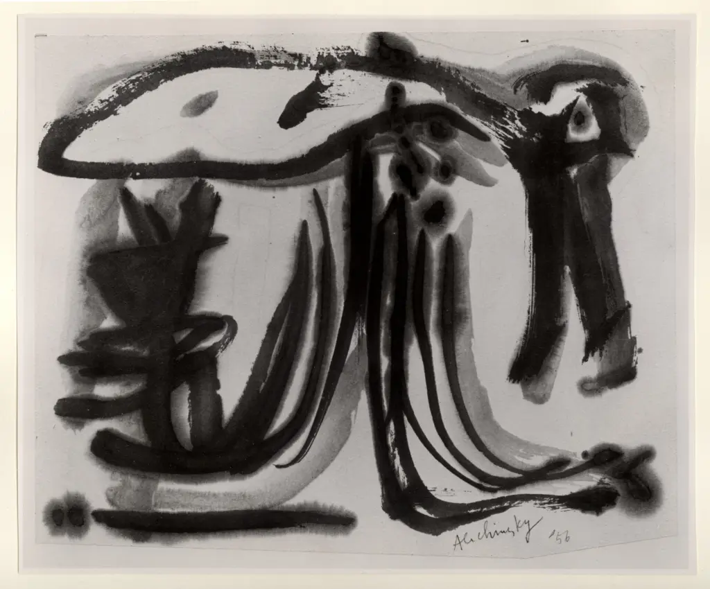 Anonimo , Alechinsky, Pierre - sec. XX - Drawing , fronte