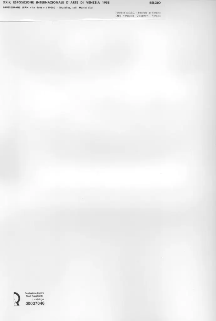 Giacomelli , Brusselmans, Jean - sec. XX , retro