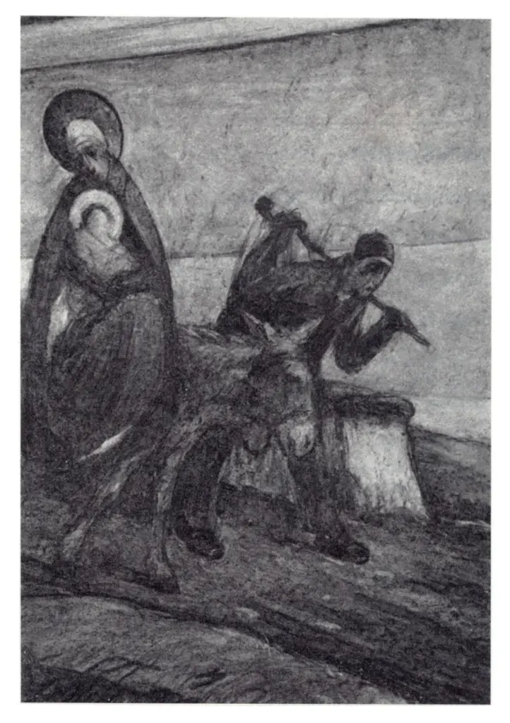 Anonimo , Colbrandt, Oscar - sec. XIX/ XX - La Fuite en Egypte , fronte