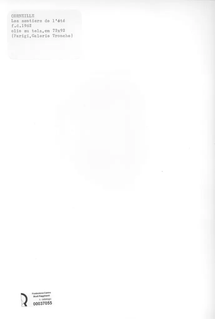 Anonimo , Corneille, Guillaume - sec. XX - Les sntiers de l'&eacute;t&eacute; , retro