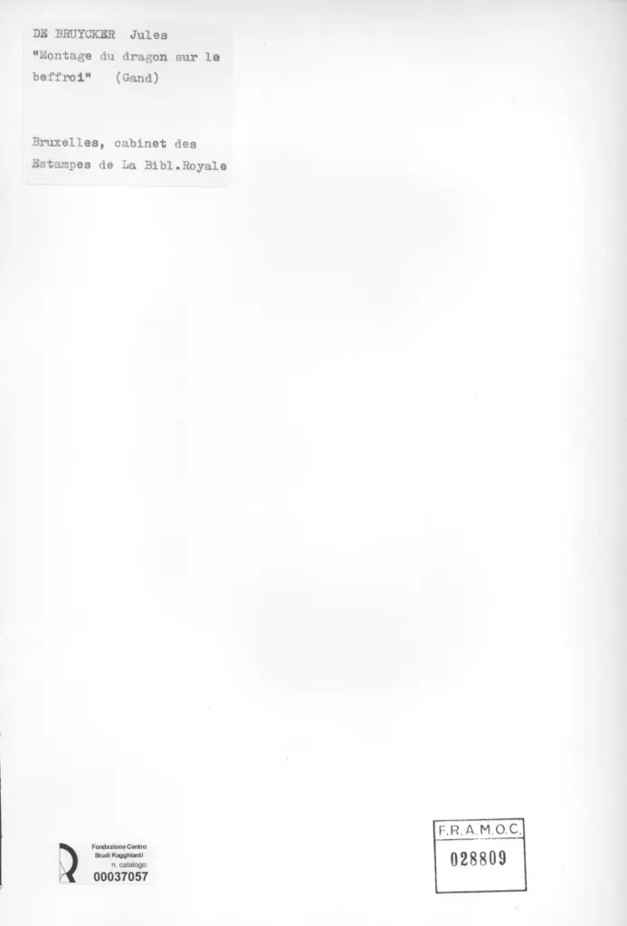 Anonimo , De Bruycker, Jules , retro