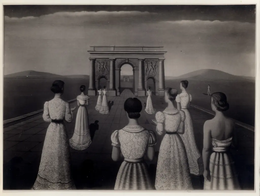 Palais des Beaux-Arts Bruxelles , Delvaux, Paul - sec. XX , fronte