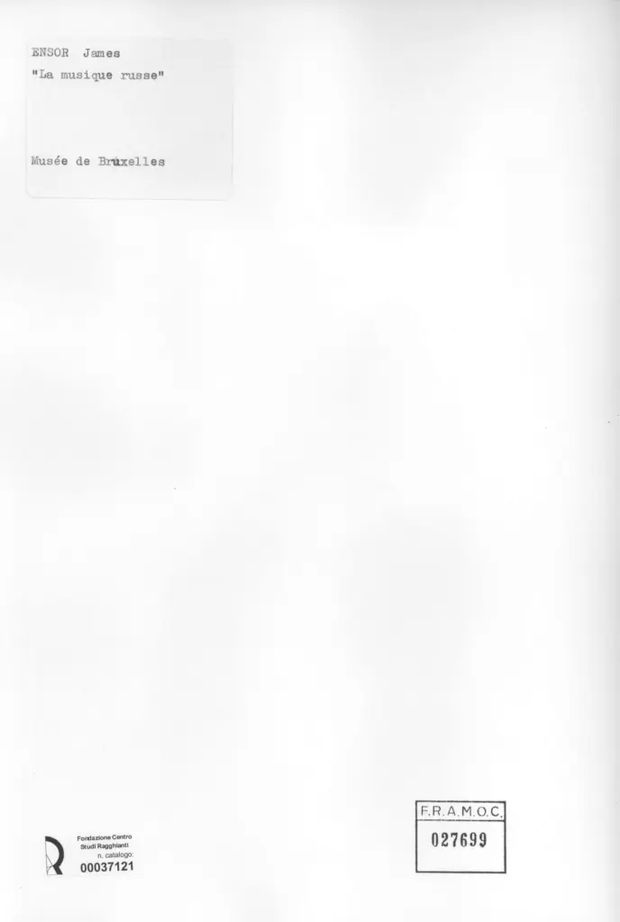 Anonimo , Ensor, James , retro