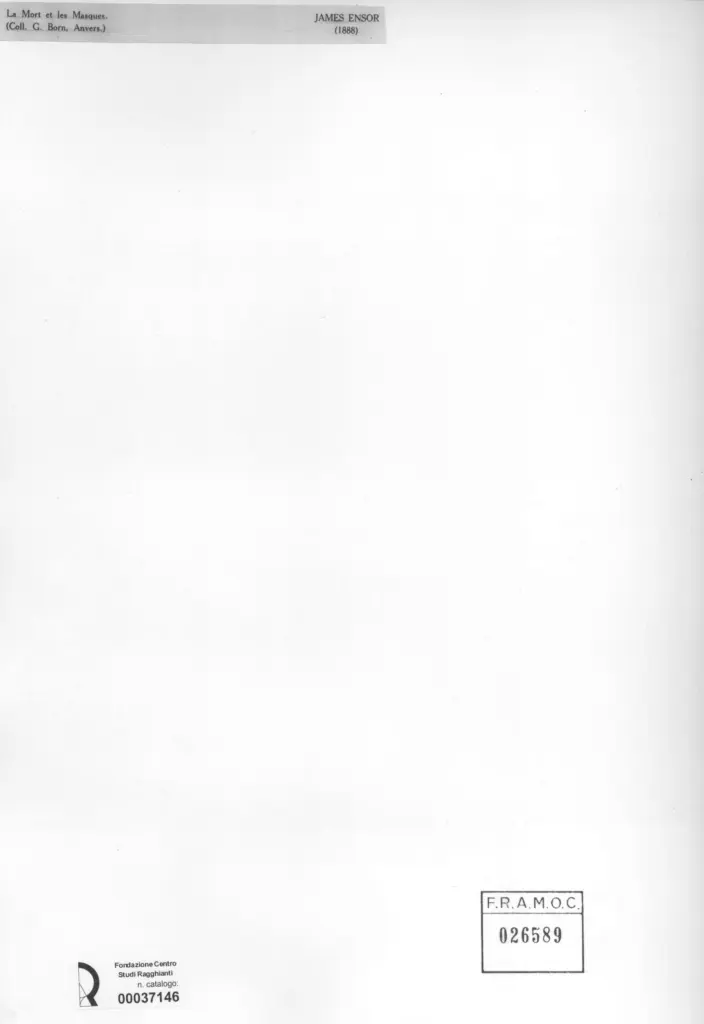 Anonimo , Ensor, James sec. XIX , retro