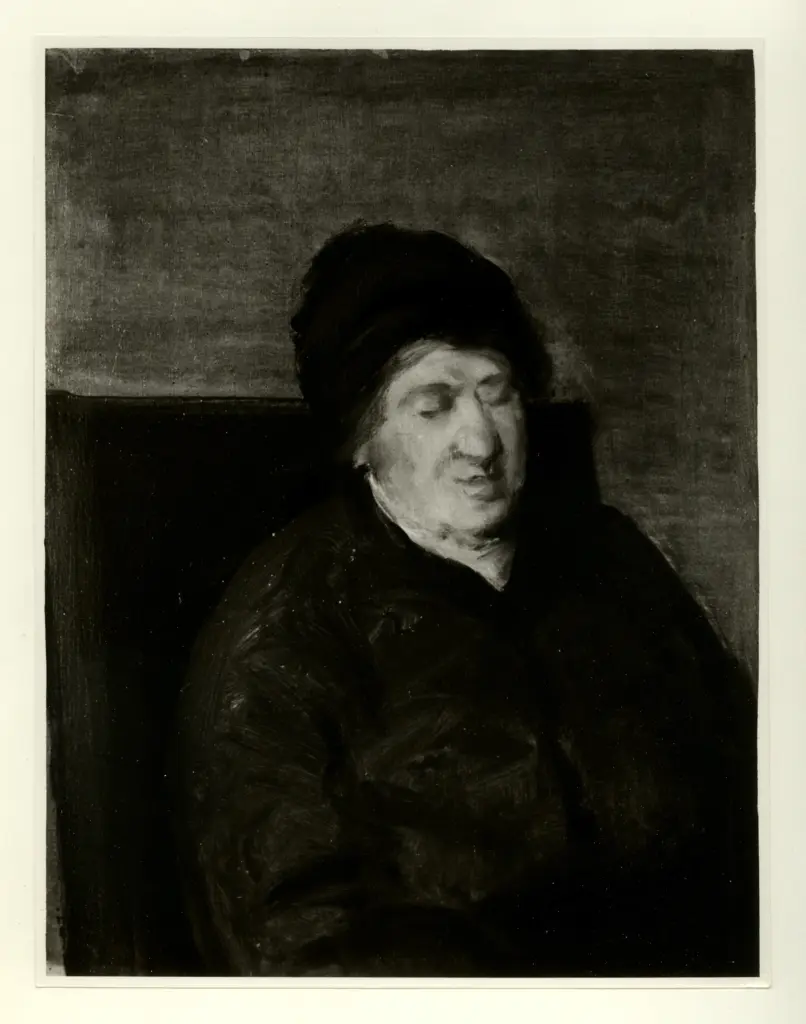 Helsmoortel, Robert , Donna anziana che riposa