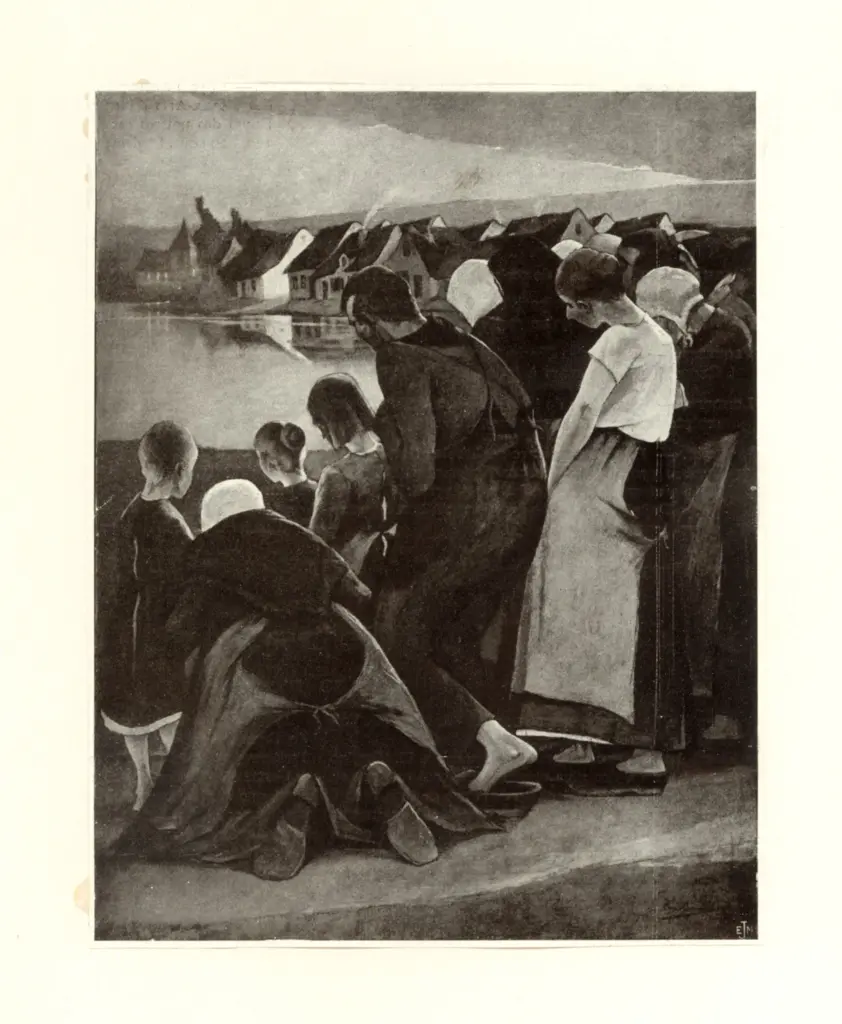 Laermans, Eug&eacute;ne , La pri&egrave;re du soir -