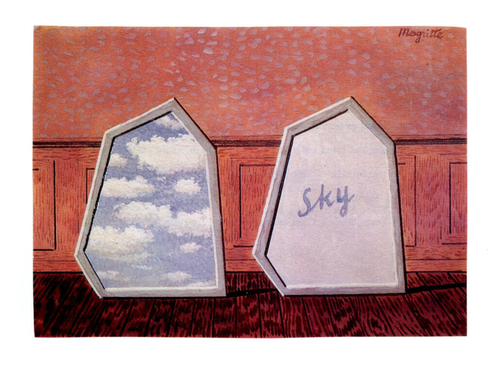 Anonimo , Magritte, René - sec. XX - La Palais des Rideaux , fronte