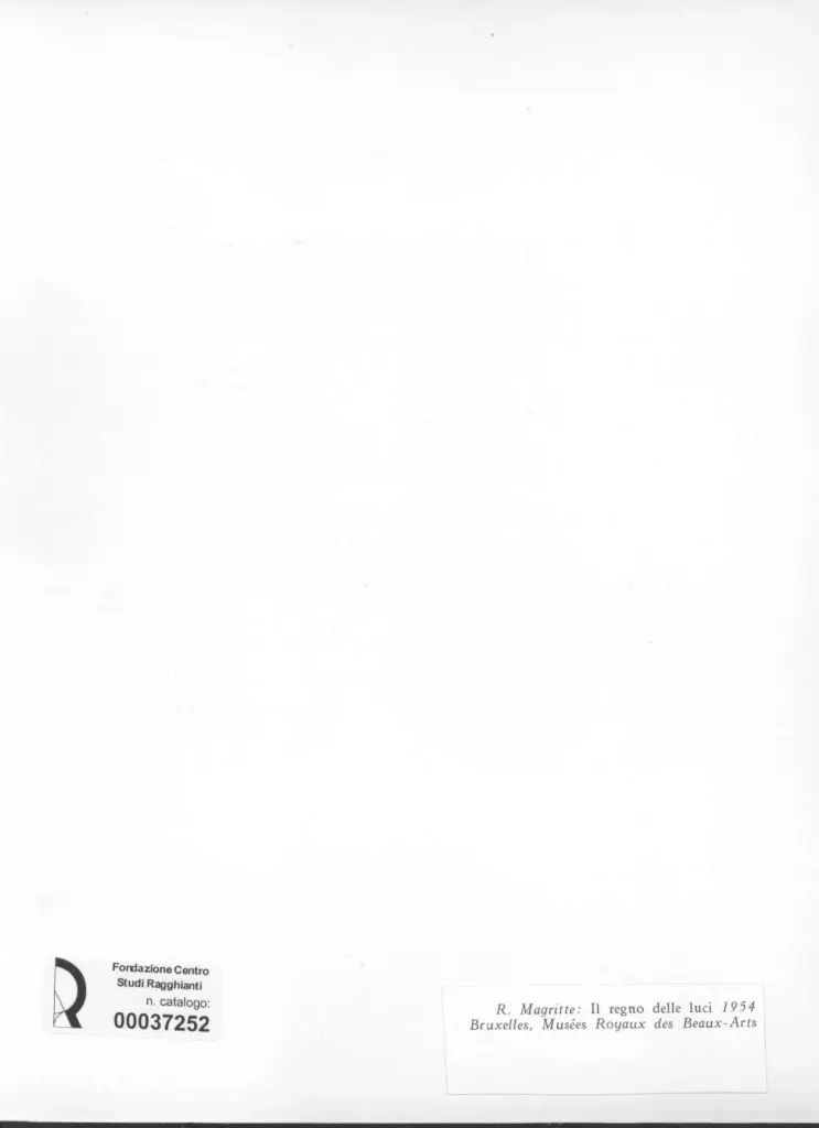 Anonimo , Magritte, Ren&eacute; - sec. XX , retro