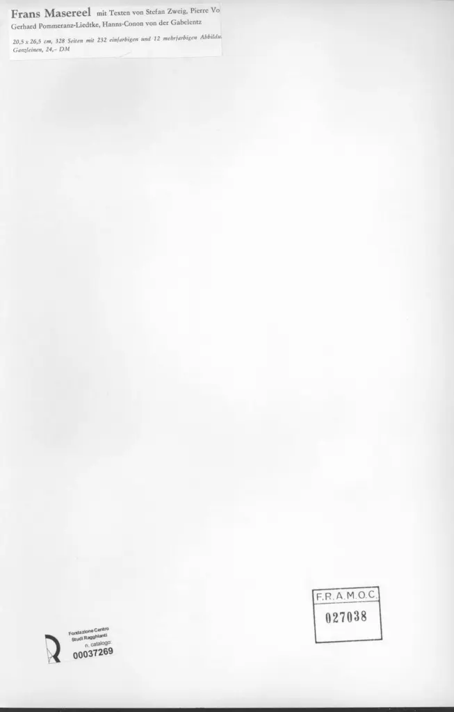 Anonimo, Anonimo , retro