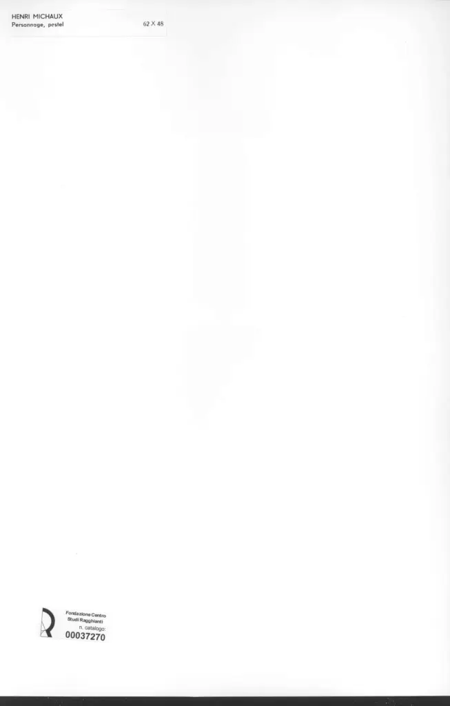Anonimo , Michaux, Henri - sec. XX - Personnage , retro