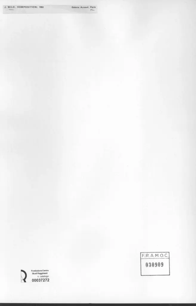 Anonimo , Milo, Jean - sec. XX - Komposition , retro