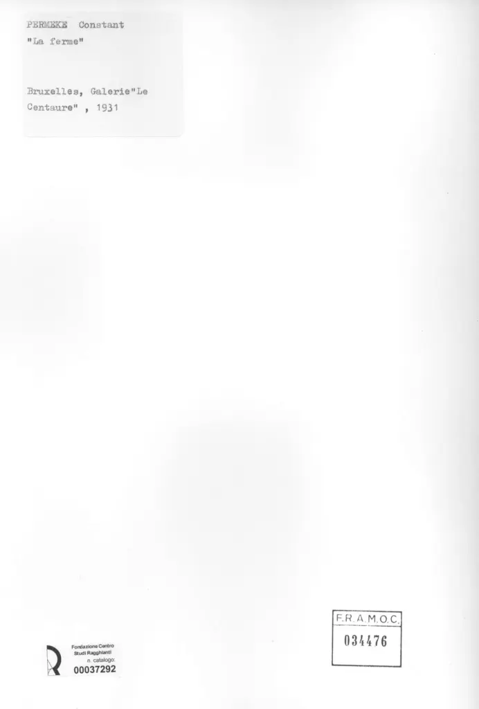 Anonimo , Permeke, Constant , retro