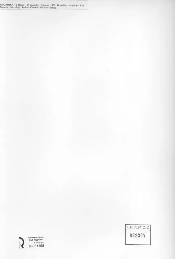 Archives Centrales Iconographiques d'Art National , Tytgat, Edgardo - sec. XX , retro
