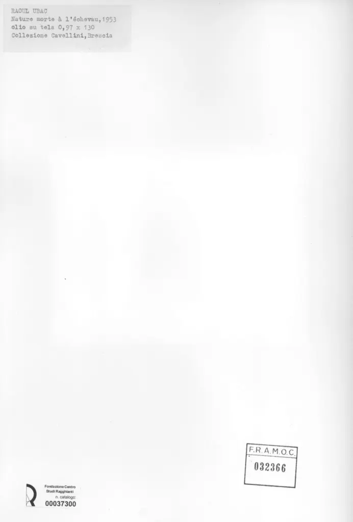 Anonimo , Ubac, Raoul - sec. XX , retro