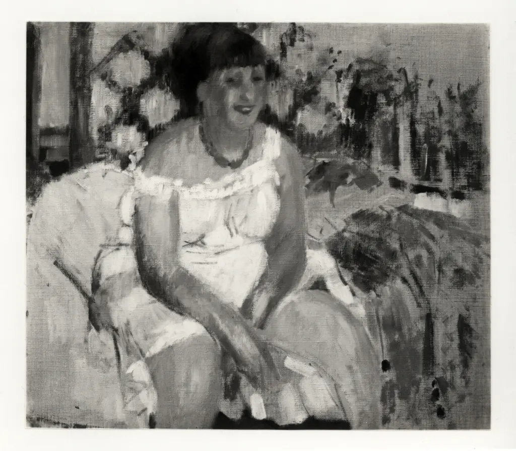 A.F.I. Agenzia Fotografica Industriale , Wouters, Rik - sec. XX - Donna sul bordo del letto , fronte