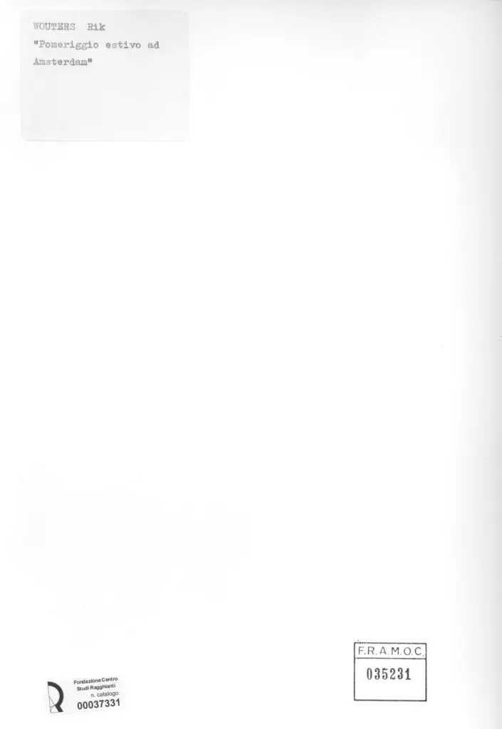 Anonimo, Anonimo , retro