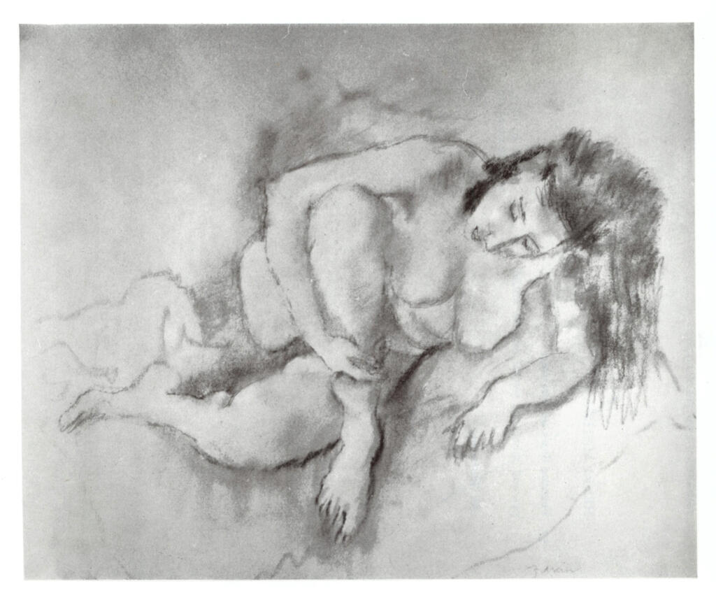 Anonimo , Pascin, Jules - sec. XX - Femme nue , fronte