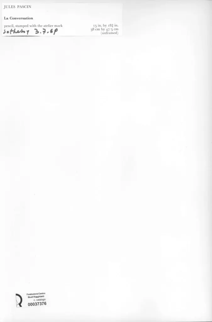 Anonimo, Anonimo , retro