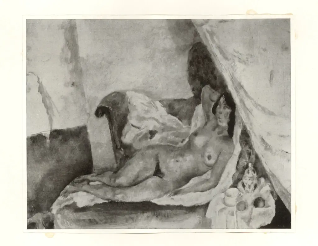 Pascin, Jules , Ligendes M&auml;dchen