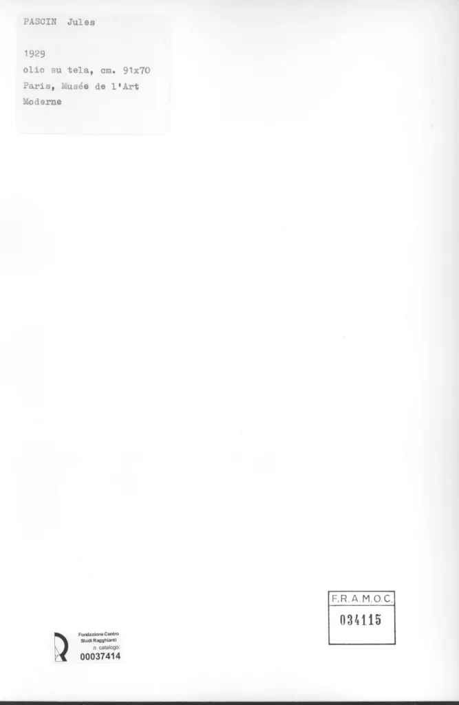 Anonimo , Pascin, Jules - sec. XX - Donne che dormono , retro