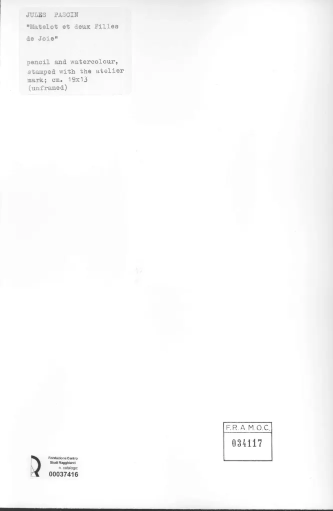 Anonimo, Anonimo , retro