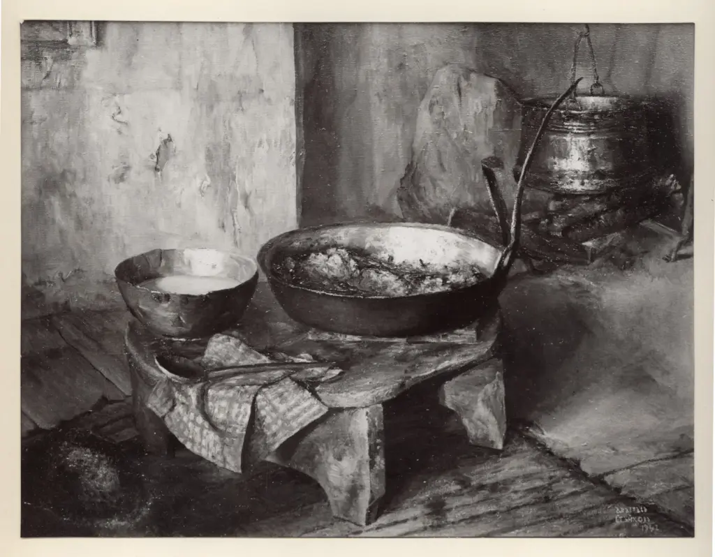 Fotografia Ferruzzi , Staikoff, Anastasi - sec. XX - Colazione , fronte