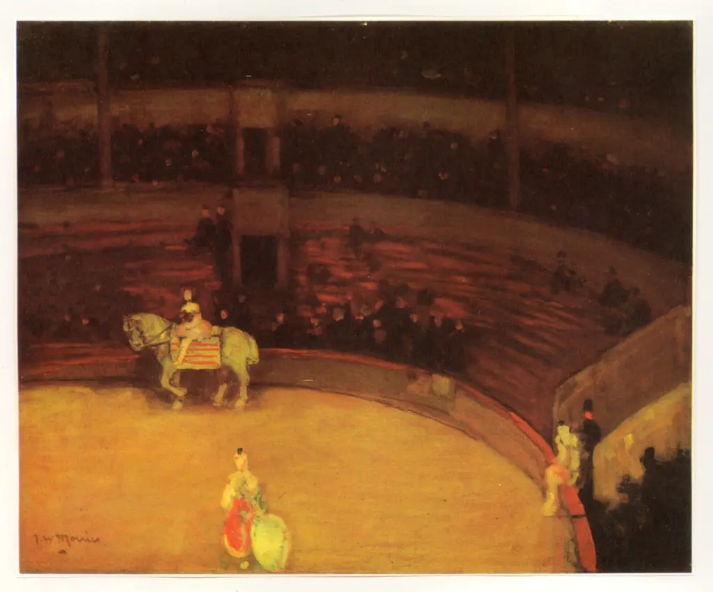 Anonimo , Morrice, James Wilson - sec. XX - The Circus, Montmatre , fronte