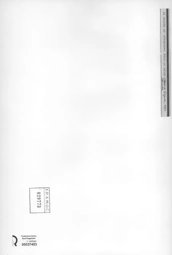 Anonimo , Gagnon, Clarence - sec. XX - Le village de Peribonka sous la neige , retro