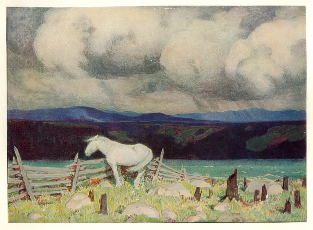 Anonimo , Gagnon, Clarence - sec. XX - Le vent du sud-ovest , fronte