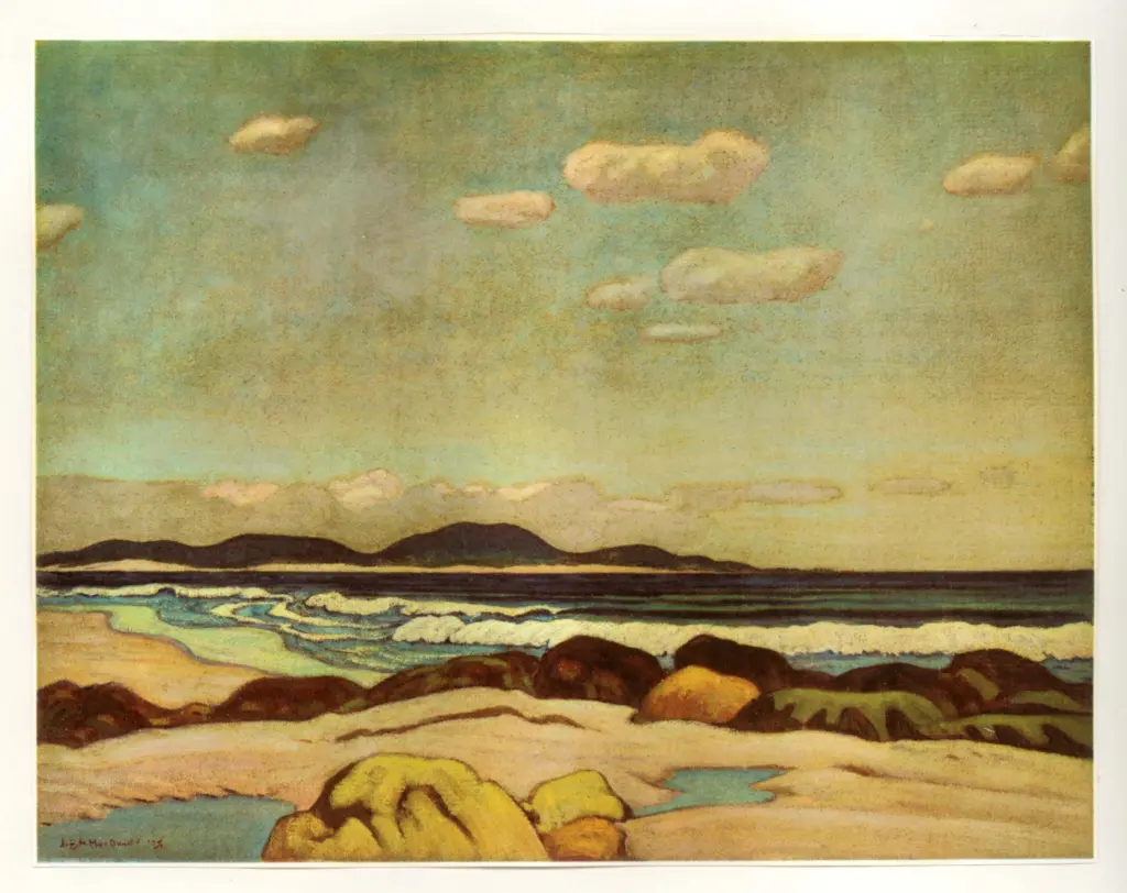 Anonimo , MacDonald, J.E.H- - sec. XX - Sea-shore, Nova Scotia , fronte