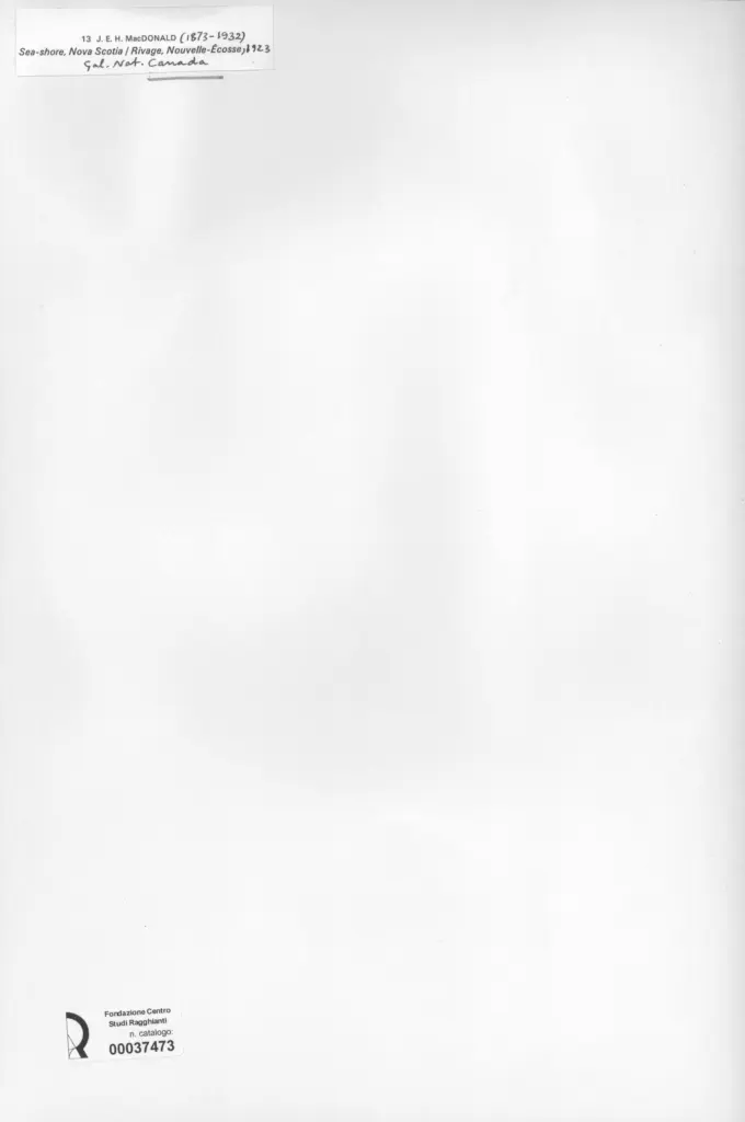 Anonimo , MacDonald, J.E.H- - sec. XX - Sea-shore, Nova Scotia , retro