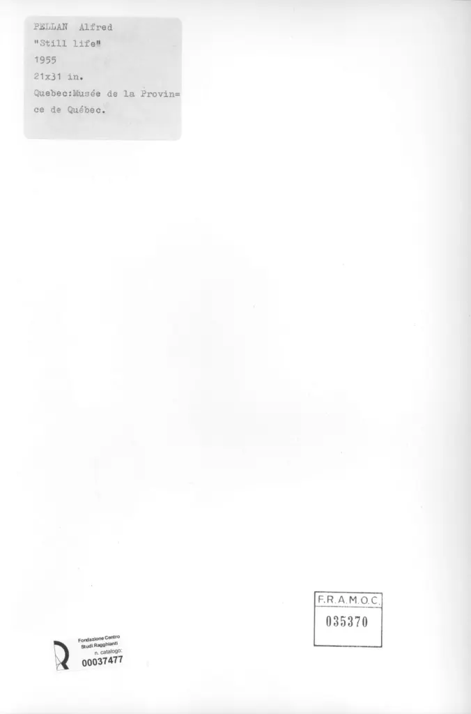 Anonimo , Pellan, Alfred - sec. XX - Still life , retro