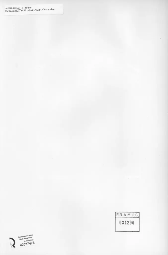 Anonimo , Pellan, Alfred - sec. XX - Sur la Plage , retro