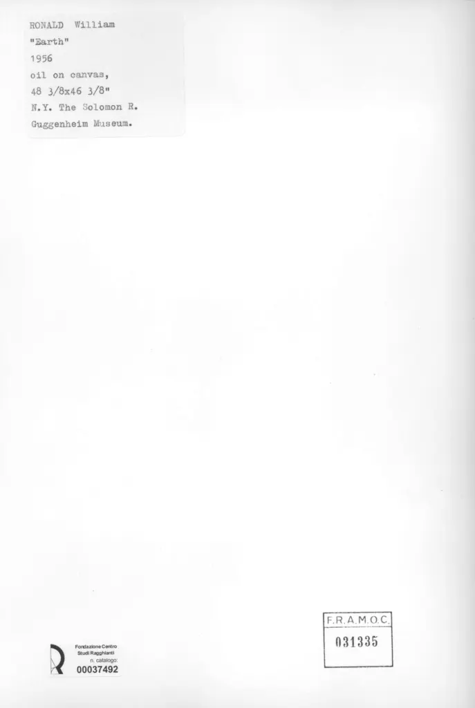 Anonimo , Ronald, William - sec. XX - Earth , retro